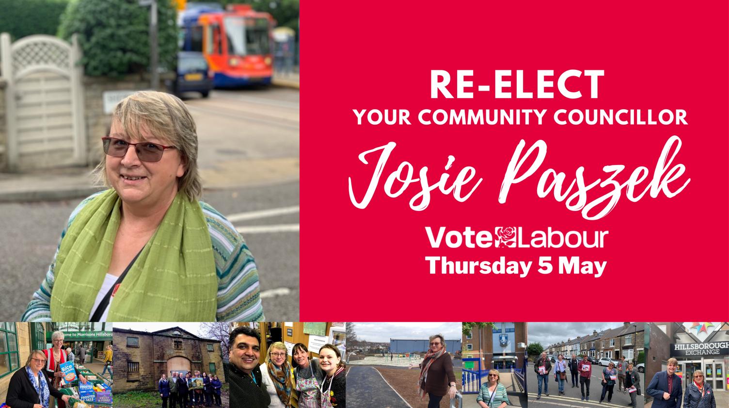 Re-Elect Josie Paszek, your community champion